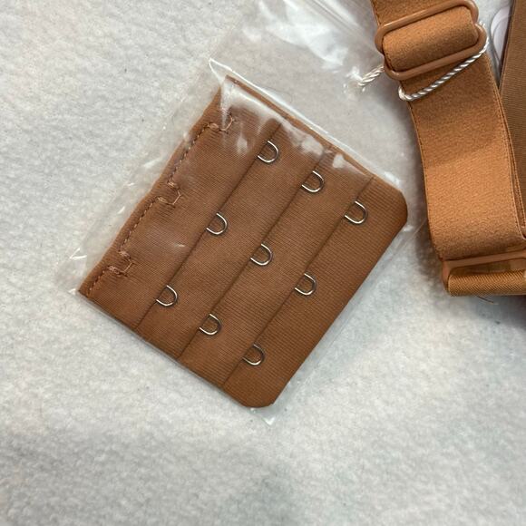 VERTVIE Full Coverage Tan Bra with 2" Extender Removable Pads Women’s Sz 2X L - Picture 10 of 10